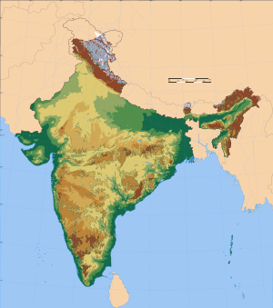 geography of india figure