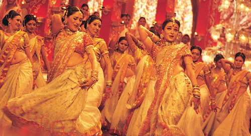 Bollywood dance colour