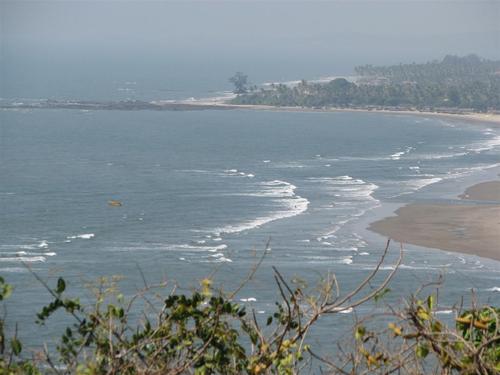 View of Morjim Beach